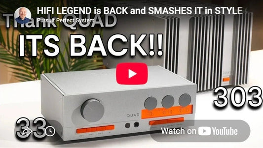Pursuit Perfect System - HIFI LEGEND is BACK and SMASHES IT in STYLE QUAD 33 & 303 Amplifier - AUDIOHUB