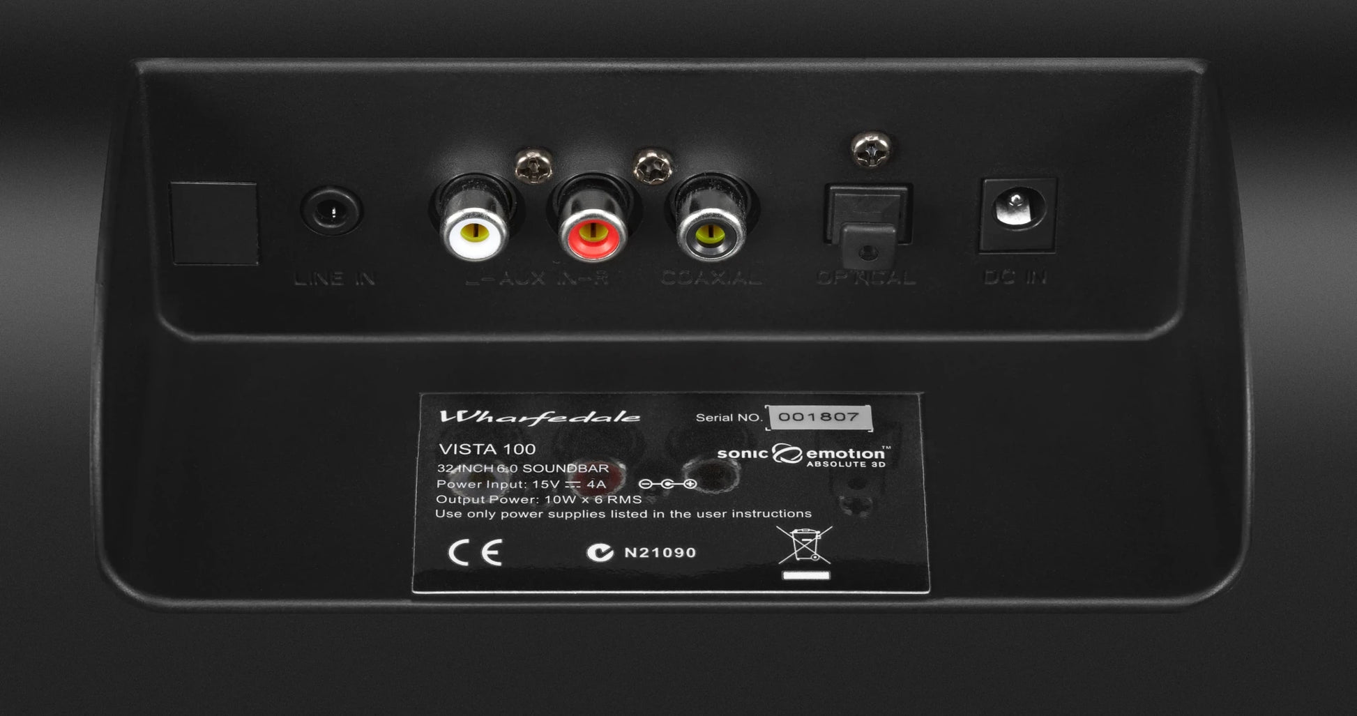 Wharfedale Vista 200S Soundbar & Subwoofer