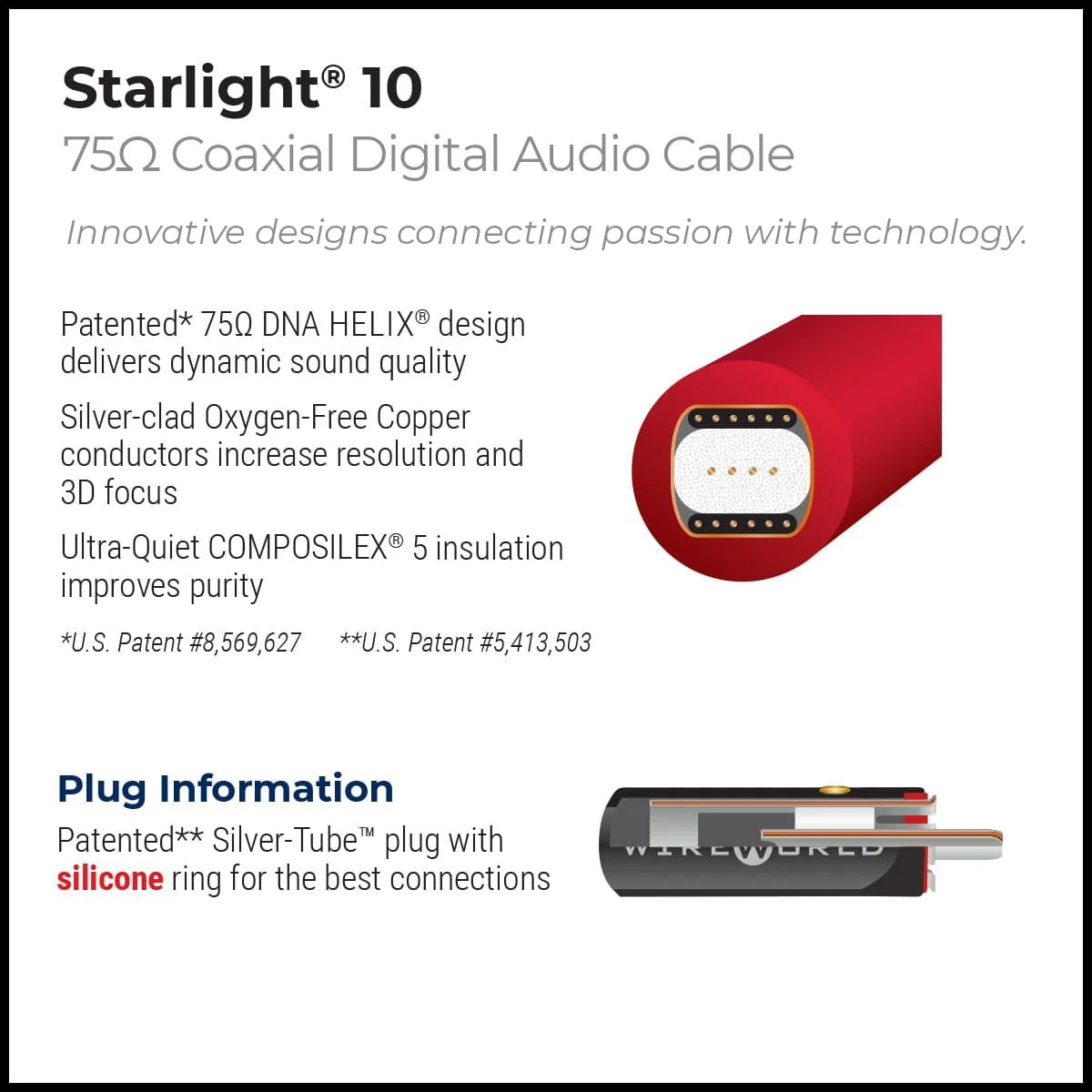 WIREWORLD Starlight® 10 Coaxial Digital Audio Cable